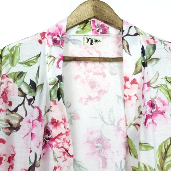 Show Me Your Mumu Brie Robe Garden of Bloom Floral - Picture 2 of 8